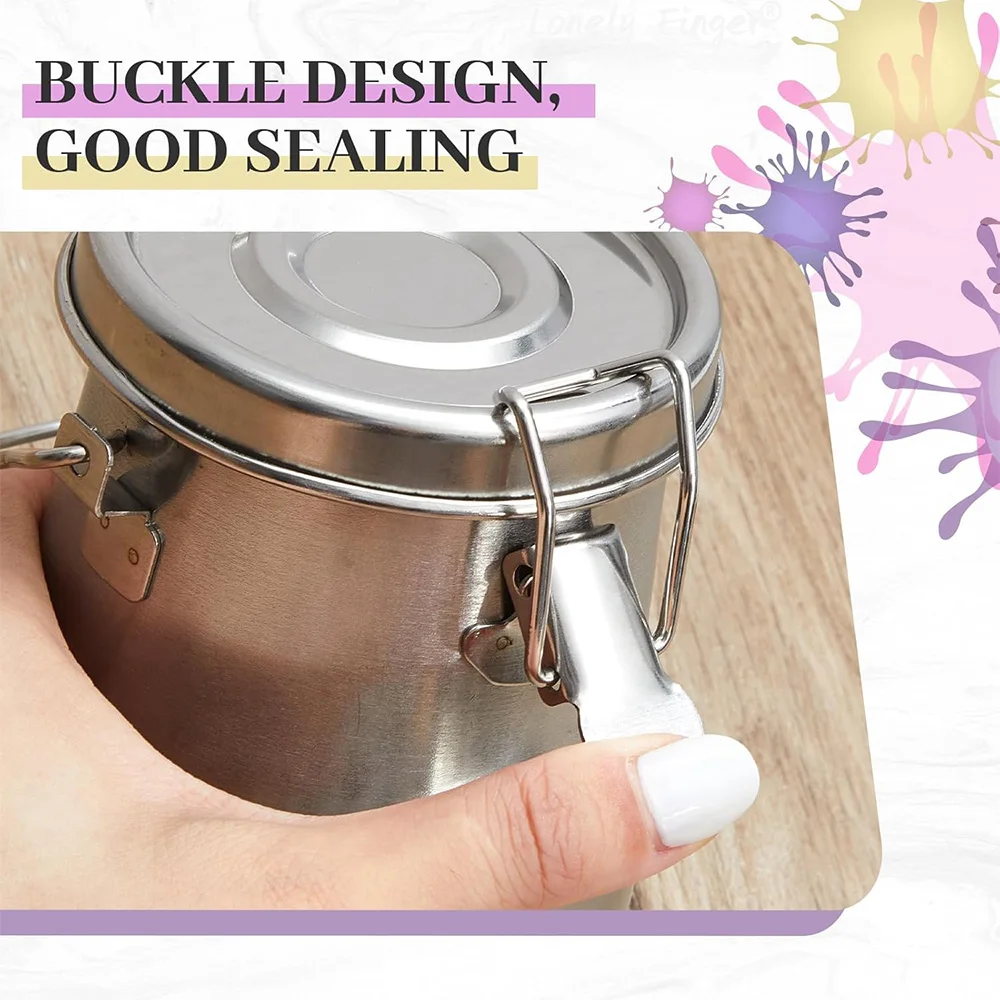 Stainless Steel Brush Cleaner Cup 4