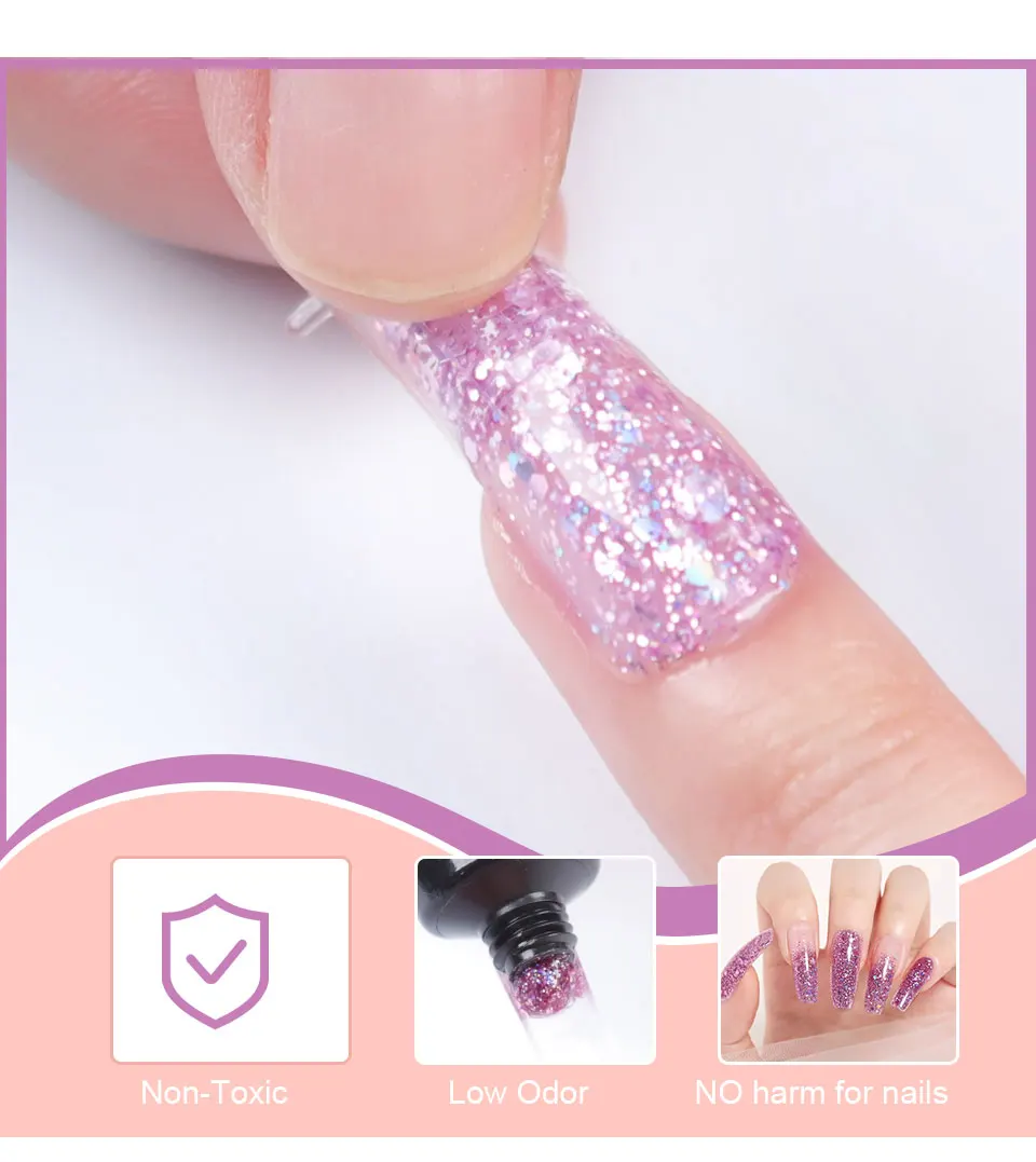 Poly Gel Manicure Kit for Nail Extensions and Nail Art