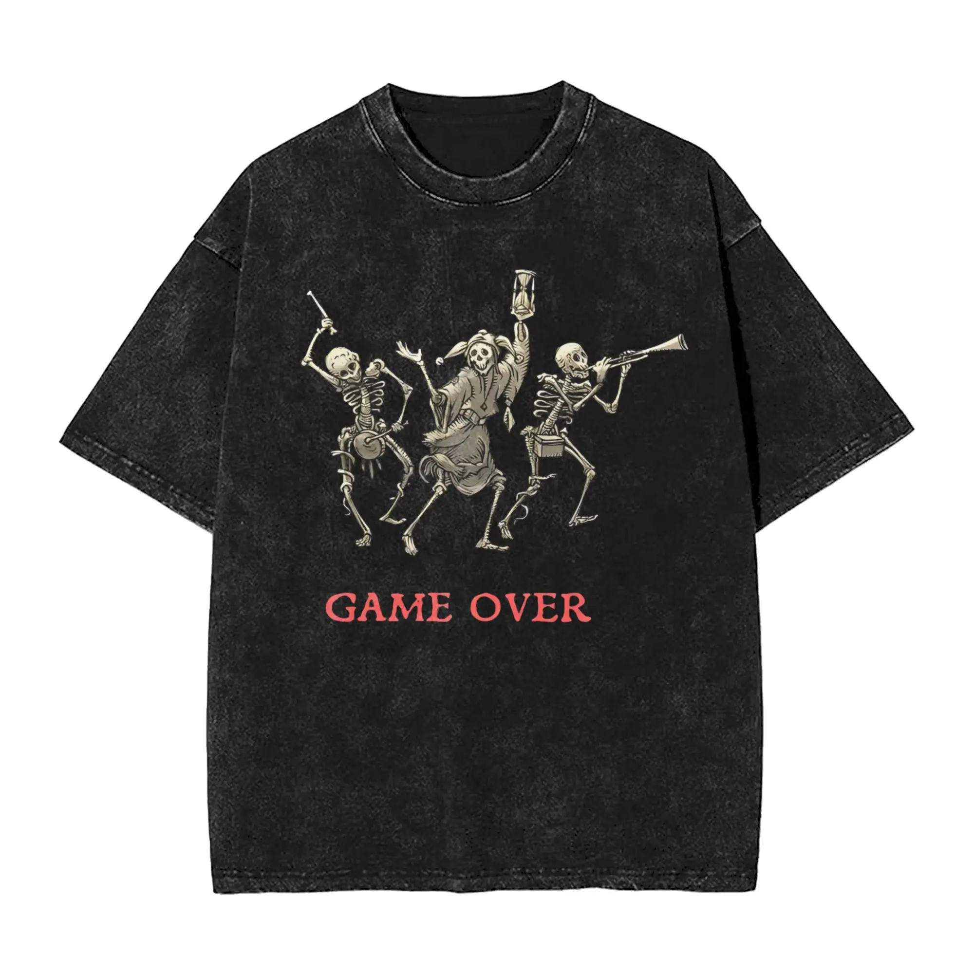 Kingdom Come Deliverance Death Screen T-Shirt Hippie T-Shirts Kurzarm Ästhetische Tops Sommer Casual O Neck Big Size Top Tees