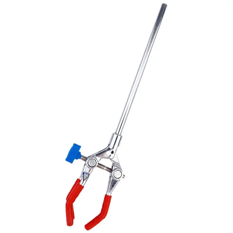 Safe Lab Holder Tube Adjustment Range Laboratory Three Prong Flask Clip Clamp Test Tube Clamp Laboratory Stand