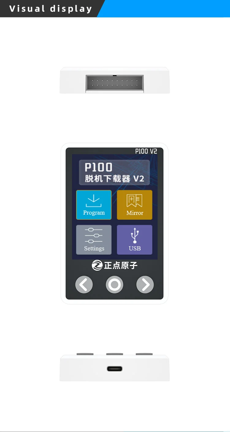 P100 Offline Downloader V2 Programmer Downloader STM32 STM8 N76E GD Offline Prog