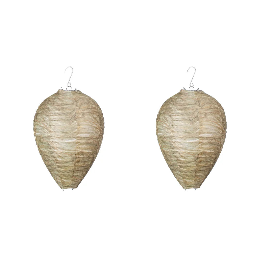 Set of Wasp Deterrent Hanging Lanterns - Non-Toxic Nest Decoys