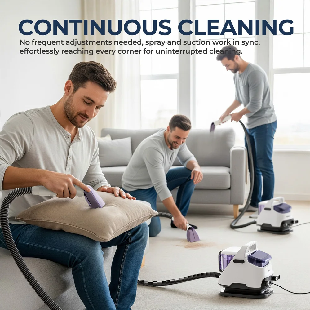 ポータブルカーペットクリーナー 15Kpa 強力吸引 ソファー 車内 家庭用 ポータブルカーペットクリーナー 15Kpa 強力吸引 ソファー 車内