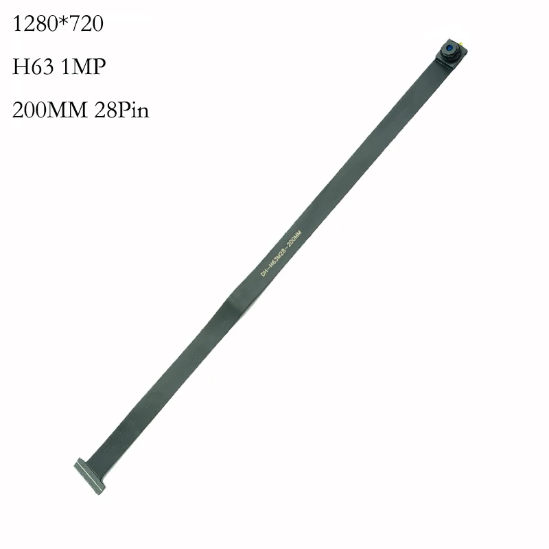 카메라 모듈 인터페이스 1/4 렌즈, 200mm 길이, 80 도 MIPI SPI DVP 28 핀, 1MP 1280*720 H63, 1 개, 2 개, 5 개