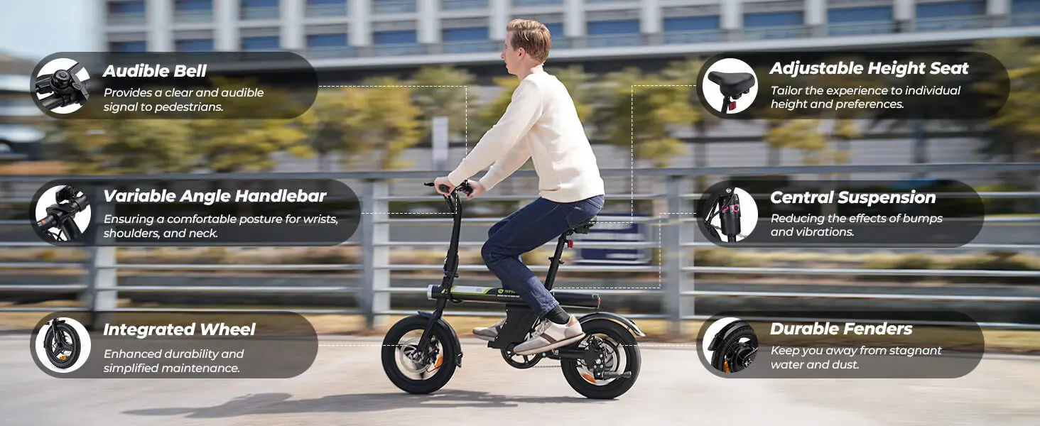 isinwheel electric bike for adults U1