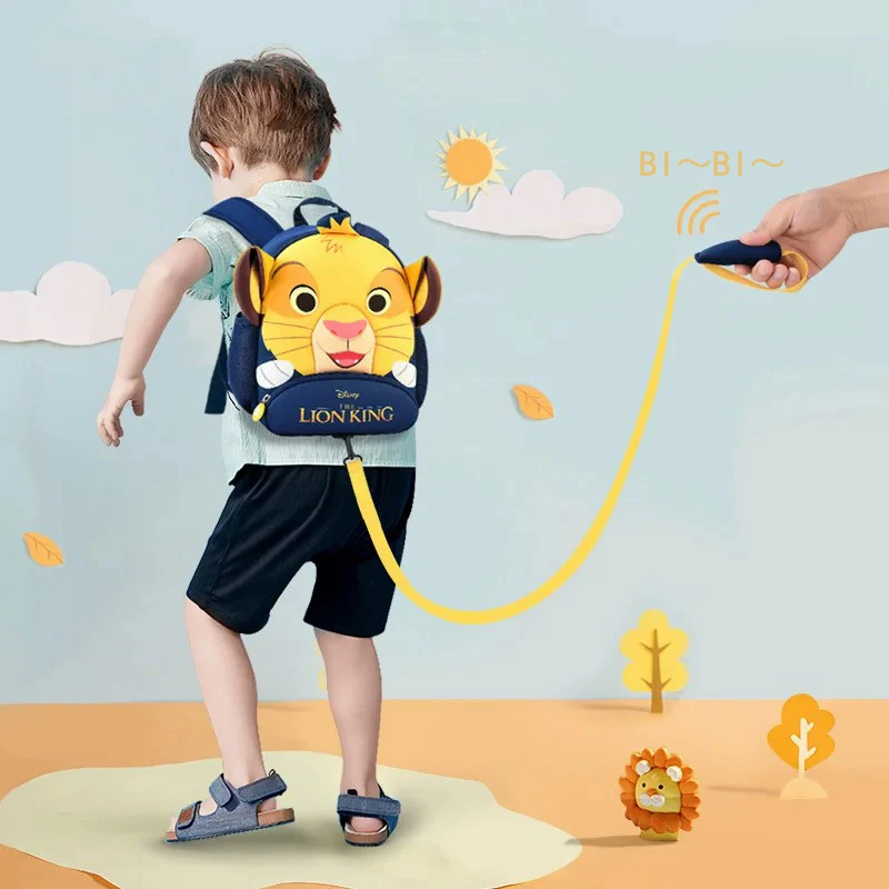 Disney Boy Anti Lost Backpack 3-8 Years Old Kindergarten Baby Schoolbag Toy Storage Bags The Lion King Simba Bag Birthday Gift 6