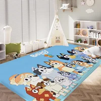 B-Blueys Cartoon Hallway Carpet Washable Non-Slip Living Room Sofa Chairs Area Mat Kitchen Doormat Area Rug 2
