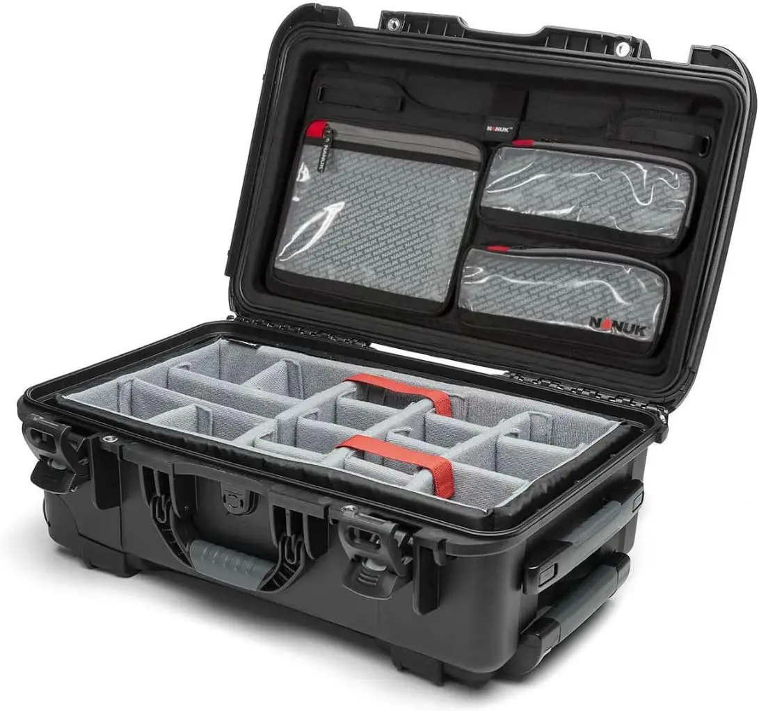 935 Pro Photo Kit &ndash; Waterproof Travel Camera Hard Case with Padded Dividers and Wheels, 22&rdquo; x 14&rdquo; x 9&rdquo;