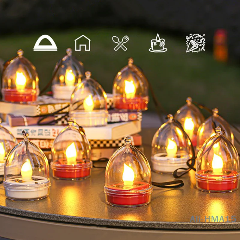 

Solar Candle Light Heart-shaped Love Night LightsLights Decoration Electronic Candle For Adults Room Romantic Light For Wedding