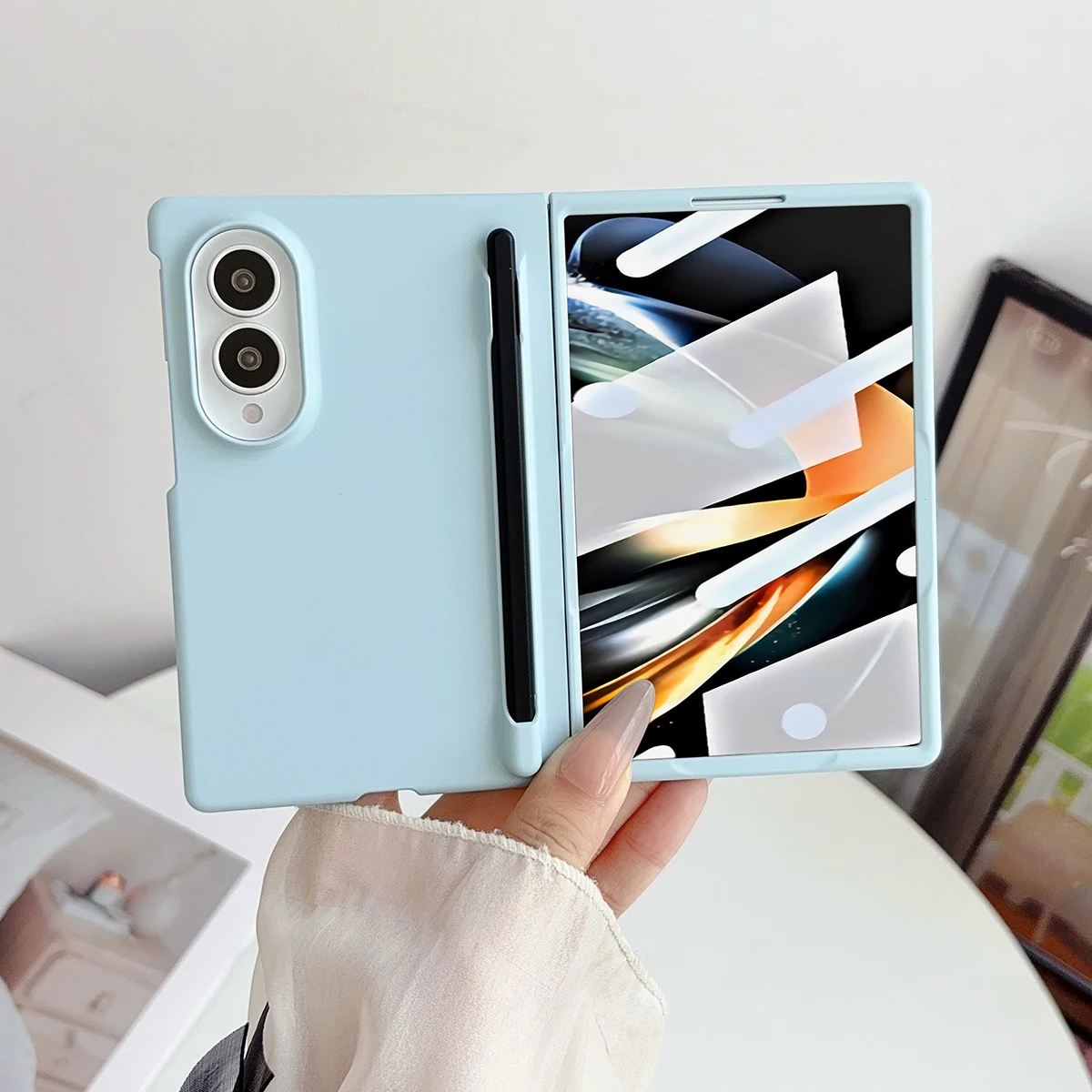 Enhanced Protective Wide Case with Front Film and Pen Slot
