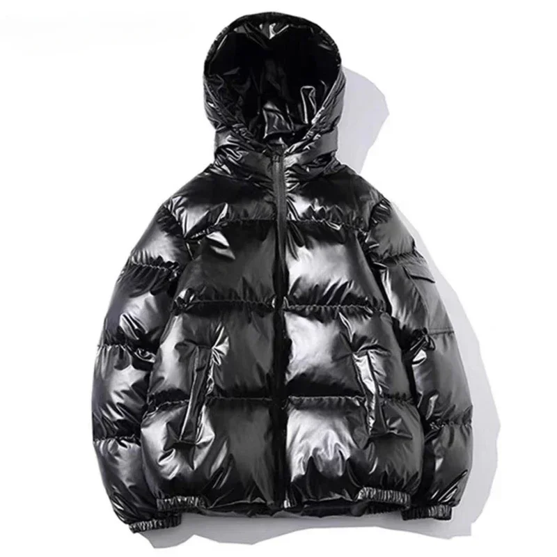 Winter Parkas Men Thick Hooded Jacket Thicken Warm Harajuku Coat Male Casual Zipper Fashion Jackets Women Windproof Outwear parka coat parkas coat