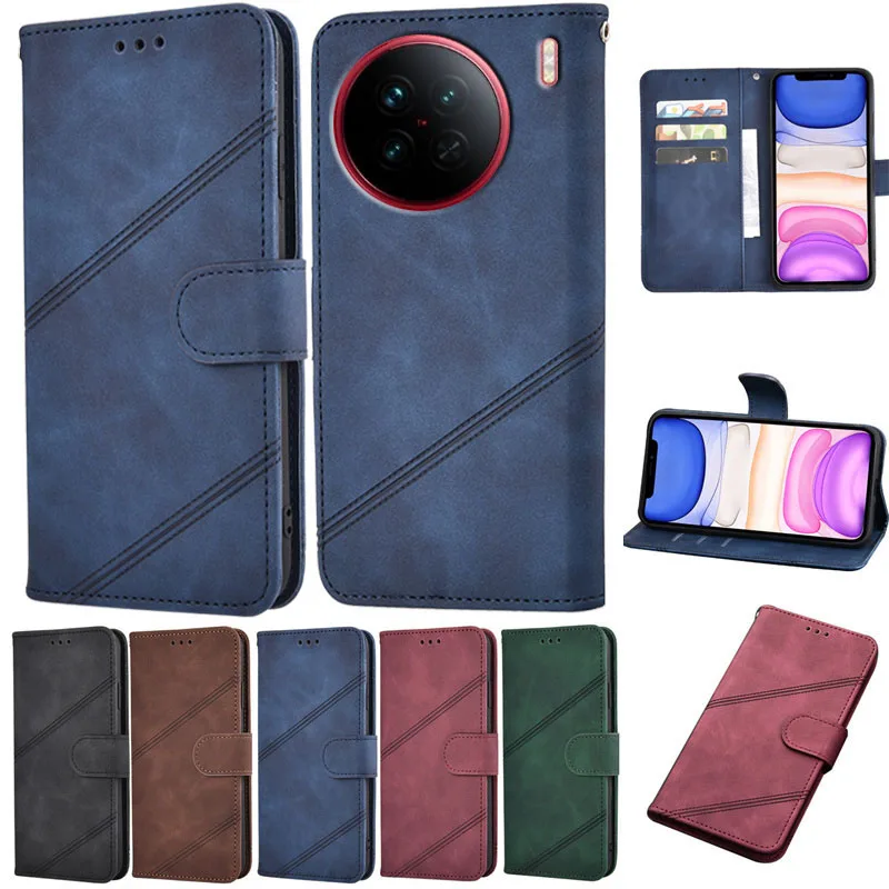 

Wallet Cover For Vivo X90s Case Magnetic Flip Leather Stand Phone Hoesje Book For Vivo X90 Pro X 90 Pro+ V2241A V2242A V2227A