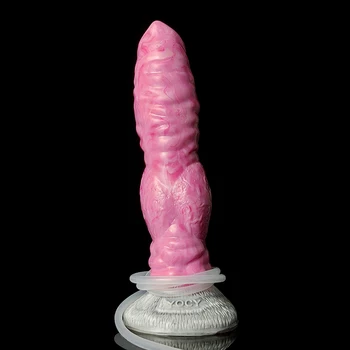 YOCY 8 Inch Animal Wolf Dog Knot Dildo Squirting Function Silicone Sex Toy For Women Men Anal G-Spot Stimulat Ejaculating Orgasm 2