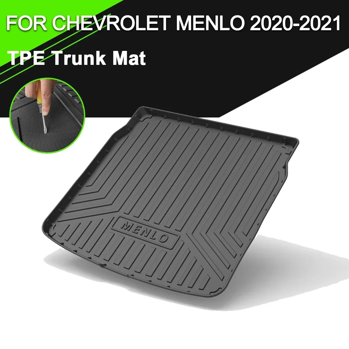 

Car Rear Trunk For Chevrolet MENLO ONIX BLAZER CAVALIER CRUZE EQUINOX MALIBU MALIBU-XL MONZA ORLANDO SAIL TRACKER Cover Mat TPE