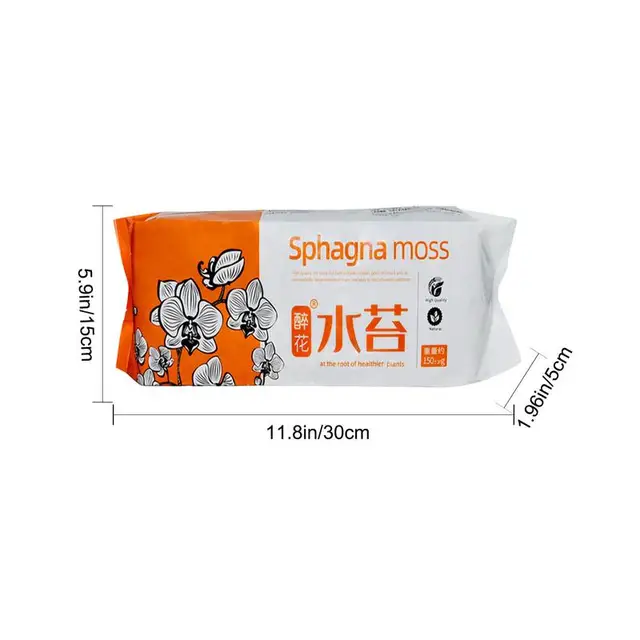 150 G Sphagnum Moha Mohát Hidratáló Táplálkozás Organikus Műtrágya Védelme Orchidea Zamatos Növényi Gyökerek Diy Virág Edény Otthoni Kert - Image 6