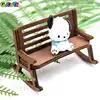 1：12 Dollhouse Mini Park Table Chair Miniature Bench Stool Rocking Chair Dolls House Furniture Accessories Kids Pretend Play Toy 4