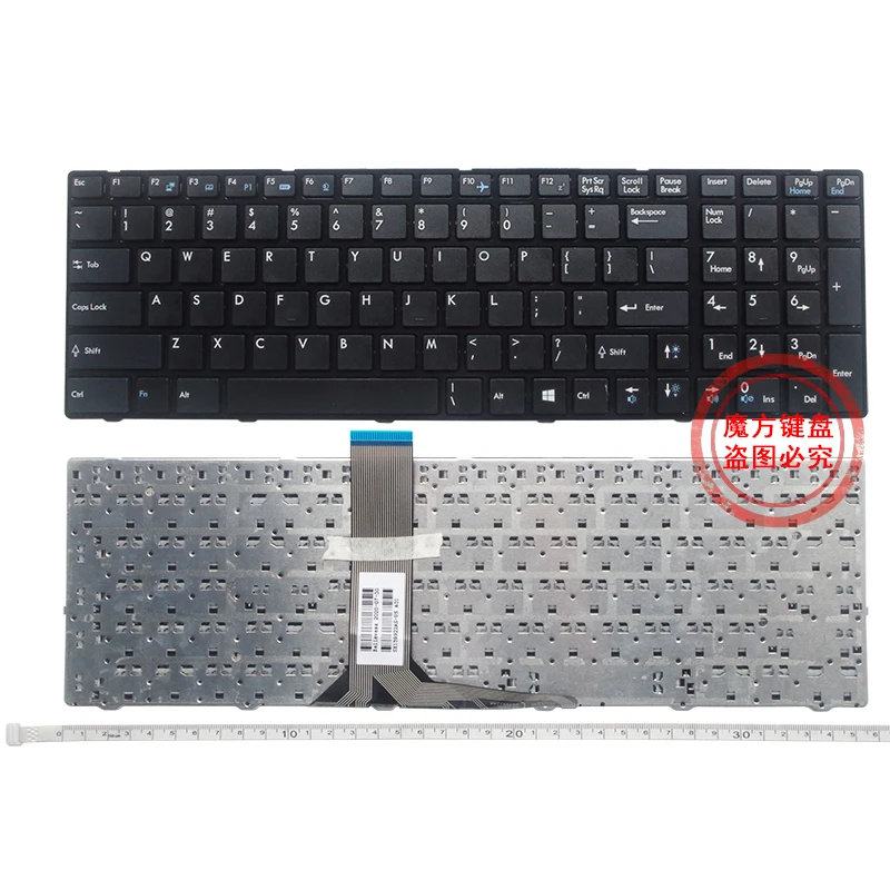 Teclado Eua para Msi Ge60 Ge70 Ms16ga com Retroiluminação - Imagem 2