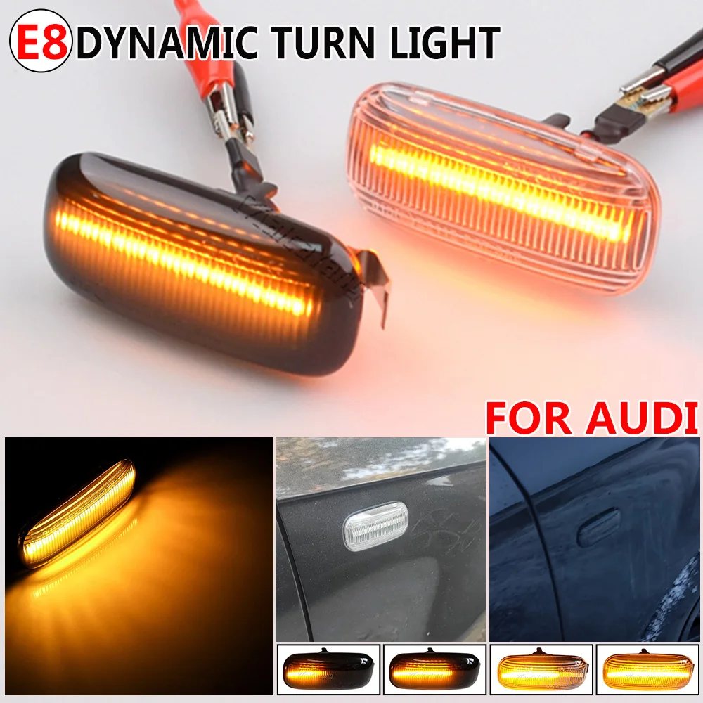 Seitenmarkierungsleuchten Für Audi - Rauchglas Mit Bernstein Farbe