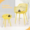 3 Piece Patio Bistro Set, All Weather Heavy Duty Table and Chairs Set of 2 with Widen Seats, Outdoor Furniture Set for Porch 2