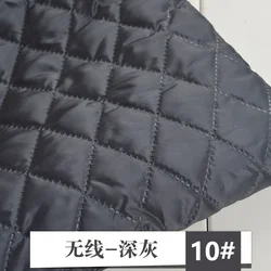 Luxurious Quilted Fabric in Rich Autumn/Winter Design - Perfect for Handmade Clothing & Crafting (Wireless - dark gray)