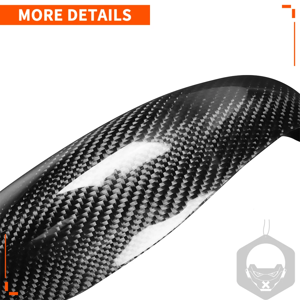 Rearview Mirror Housing Cover Caps Trim For Porsche 911 997.1 2005 2006 2007 2008 Real Carbon Fiber Exterior Accessories