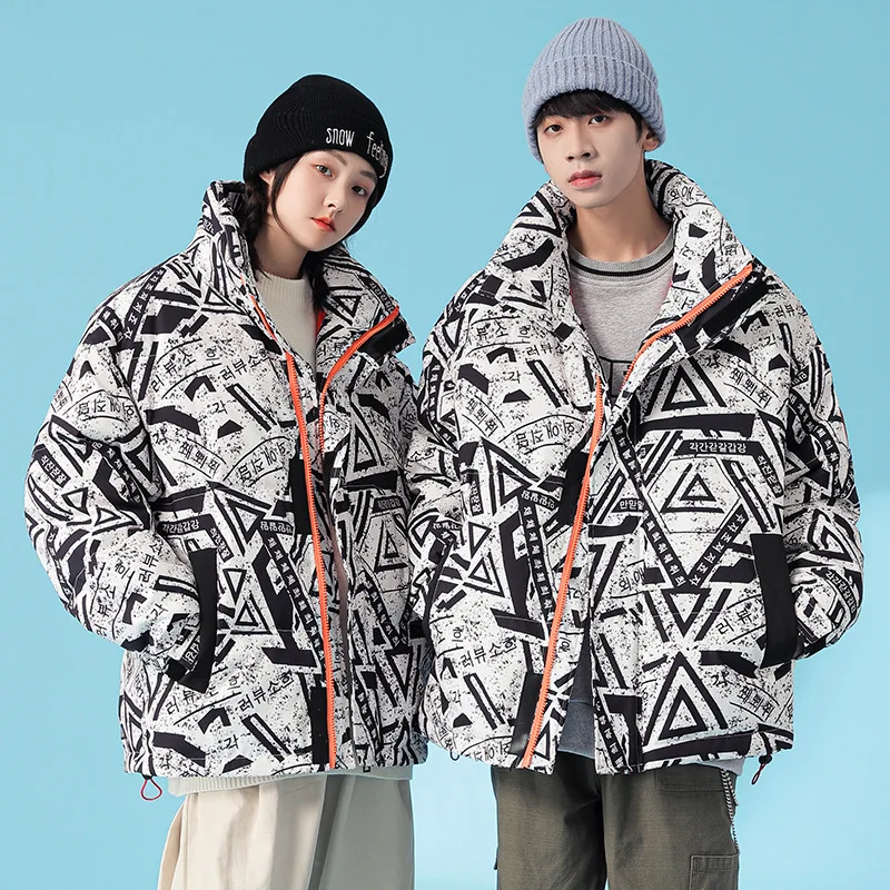 Winter New Down Jacket Men Shiny Waterproof Duck Down Jacket Men's Fashion Casual Thick Warm Bread Men Jacket Warm Winter Coat