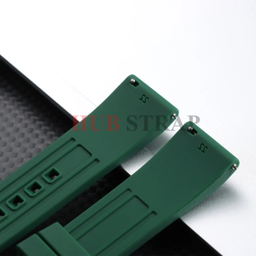 Enhanced Silicone Rubber Watch Strap - Sports & Business Wristband in Multiple Colors