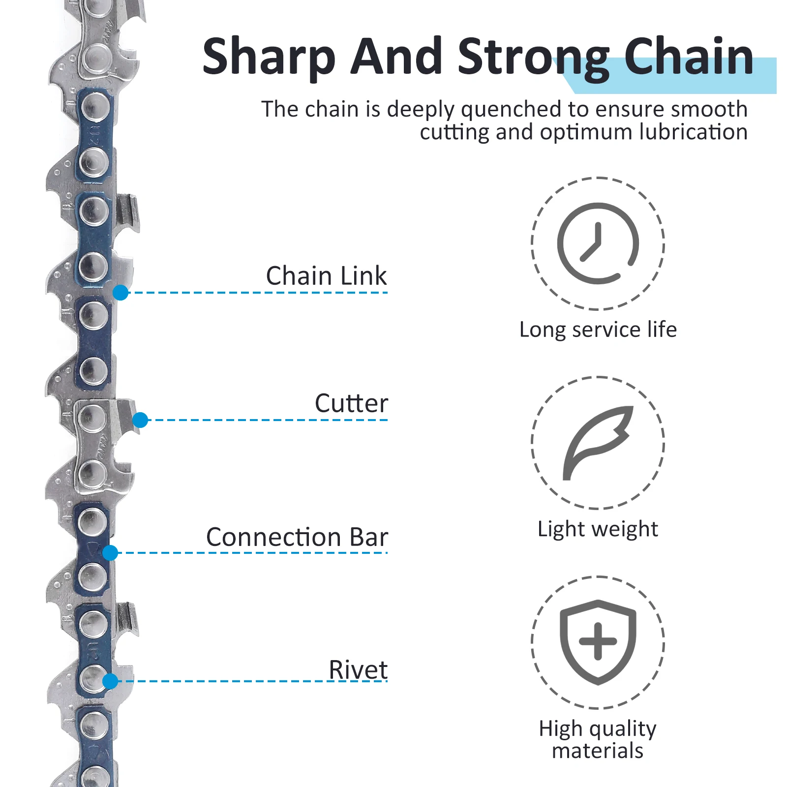 4PCS Mini Chainsaw Chain 4 Inch Electric Chainsaws Accessory Replacement For Logging Pruning Garden Tool chainsaw chain