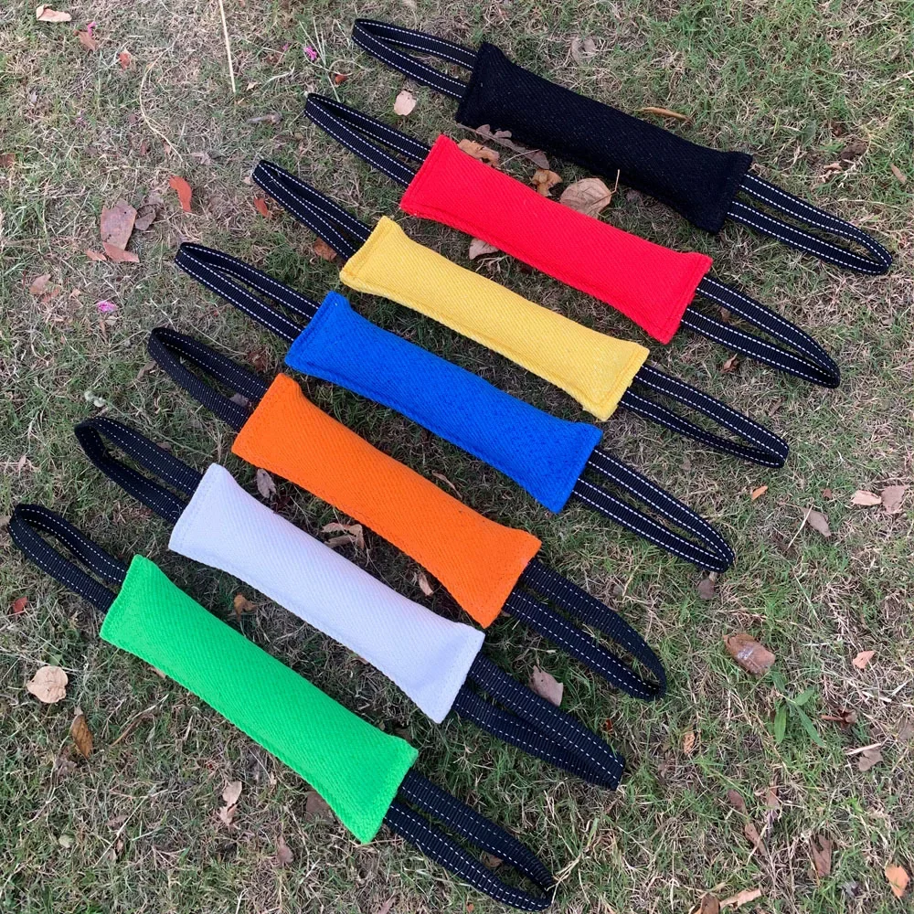 Dog Training Bite Stick Tear-Resistant Cloth Dog Biting Cushion Teeth Clean Grinding Molar Training Supplies