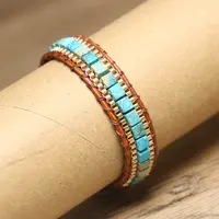 Bohemian natural stone emperor stone bracelet, hand woven exquisite bracelet,summer travel accessories,fashionable jewelry gifts 6