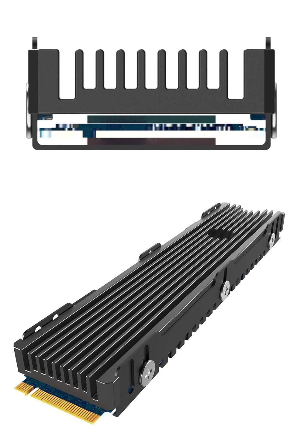 dissipador, liga de alumínio, PS5, M.2, PCIE, SATA, SSD, eficiente, 22110