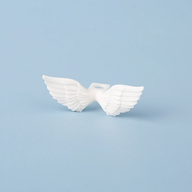 MOC Angle Golden Wings Building Blocks Kit Feather Animals Flying Horse Blocks Assemble Toys Compatible 4