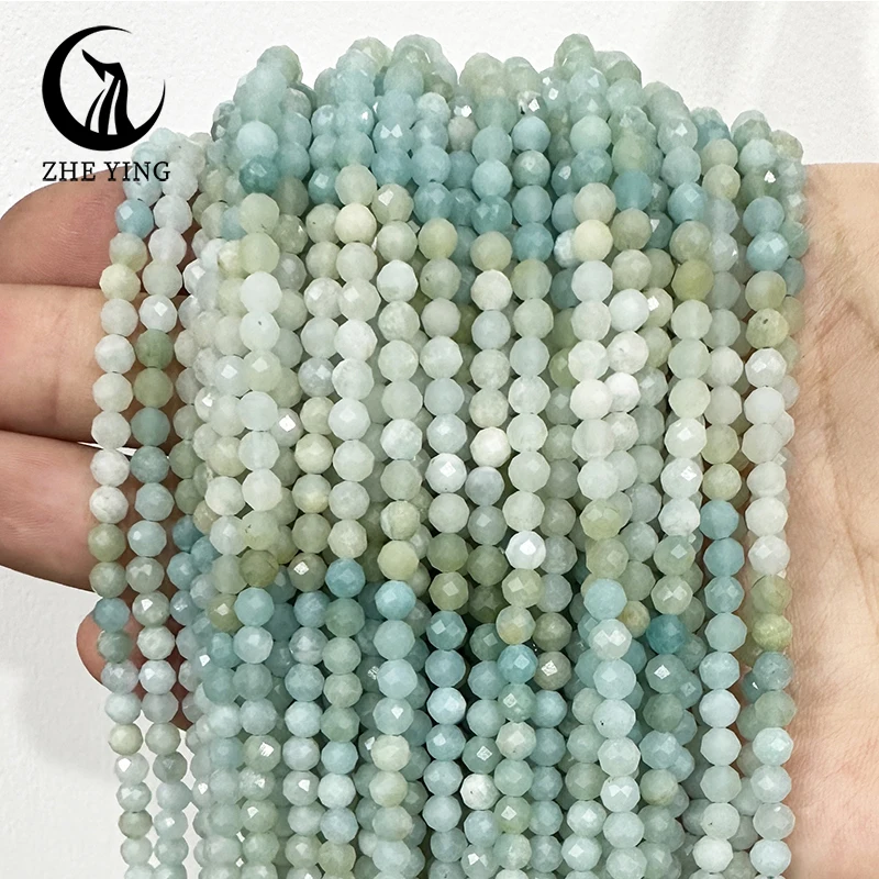 Natural Stone Beads Faceted 3mm Tiny Small Loose Gemstone For Jewelry Making DIY Bracelet Necklace