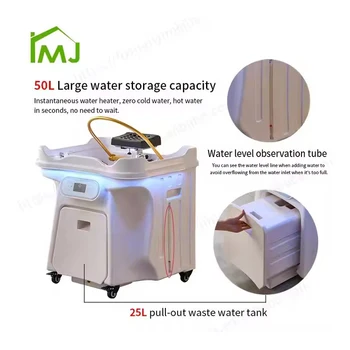 อ่างสปาผมเคลื่อนที่ อ่างล้างผมแบบพกพา อ่างสระผมพร้อมระบบนวด 1