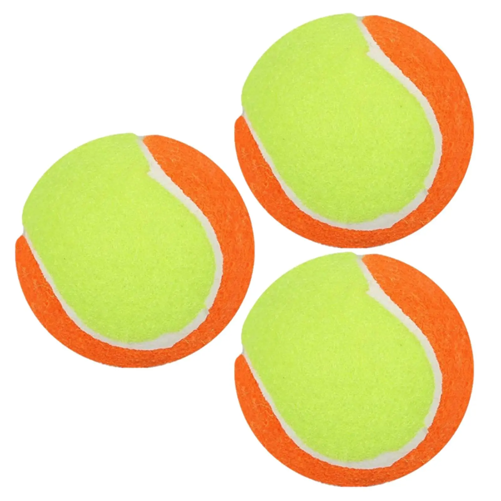 3x Tennis Easily Track pinwheel Hit Shots Dog Toy Soft Tennis Balls for for Outdoor Adult Dogs