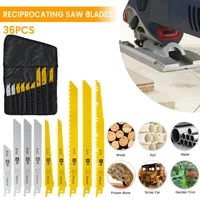 36Pcs/Set Reciprocating Saw Blades Pruning Saw Handsaw Multi Saw Blade For Cutting Wood Metal PVC Tube Power Tools Accessories 2