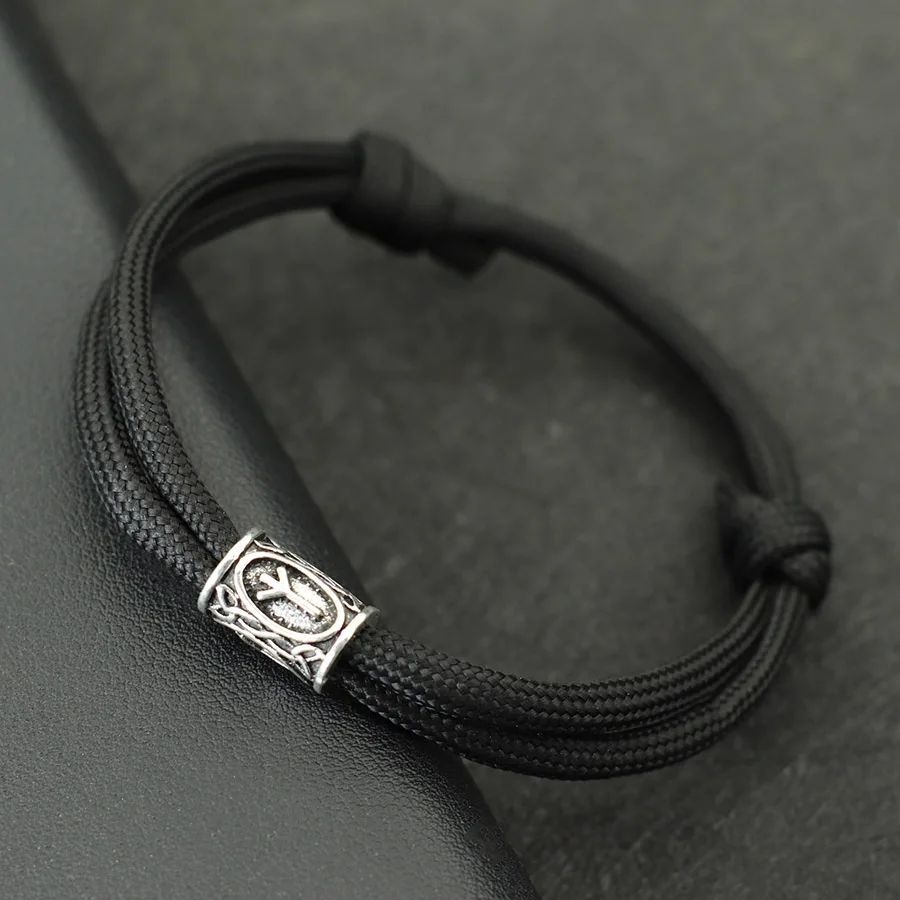 Handmade Adjustable Paracord Viking Bracelet for Men