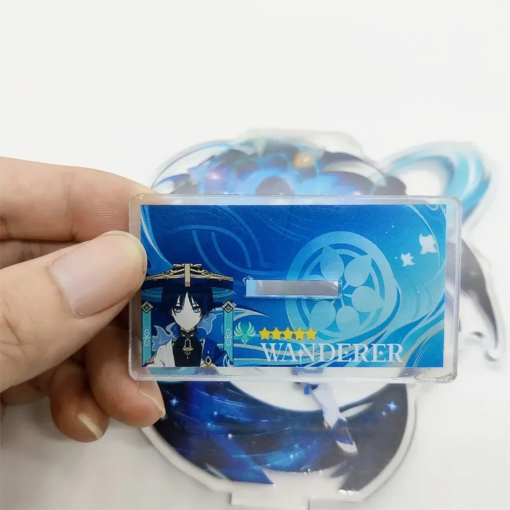 애니메이션 피규어 Impact Wanderer Nahida Cyno Yelan 아크릴 스탠드 모델 플레이트 데스크 장식 스탠딩 사인 팬 선물