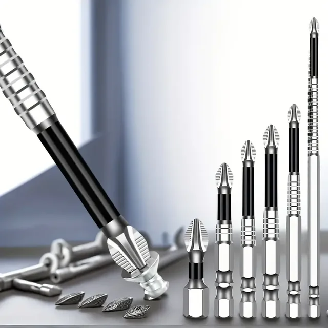 K5 Strong Magnetic Screwdriver Drill Bit Set Non-slip Alloy Steel