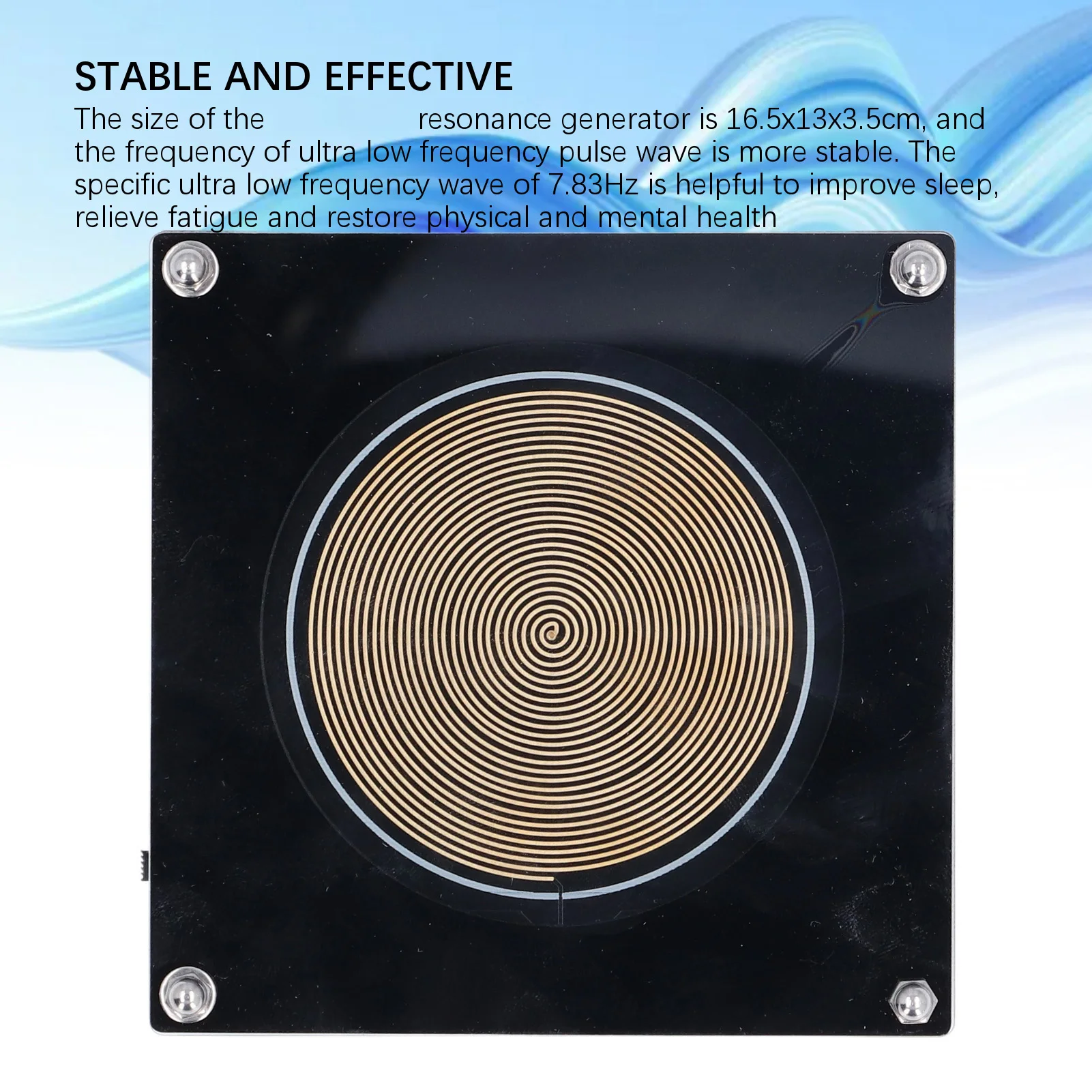Enhanced Ultra Low Frequency Pulse Resonance Generator with Indicator