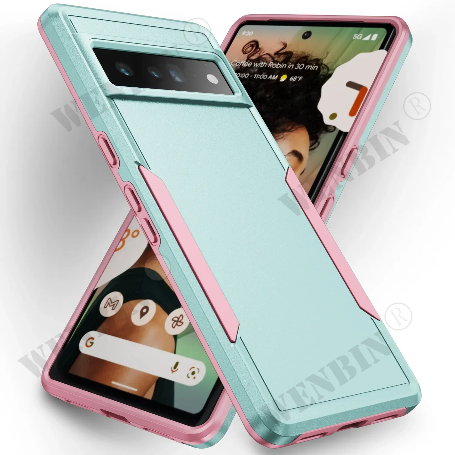 Heavy Duty Slim Armor Shockproof Protector Case - Premium Anti-Drop Rugged Cover