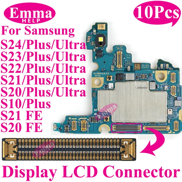 شاشة LCD موصل FPC ، شاحن USB ، قابس اللوحة الرئيسية ، كابل مرن ، سامسونج S21 بلس ، S22 الترا ، S23 ، S24 ، S20 FE ، 10