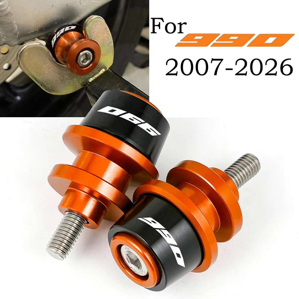 KTM 990 듀크 duke990 990ADV 990 어드벤처 2007-2026 2025 2024 CNC 모터사이클 M10 스윙암 스풀 슬라이더 스탠드 나사 볼트