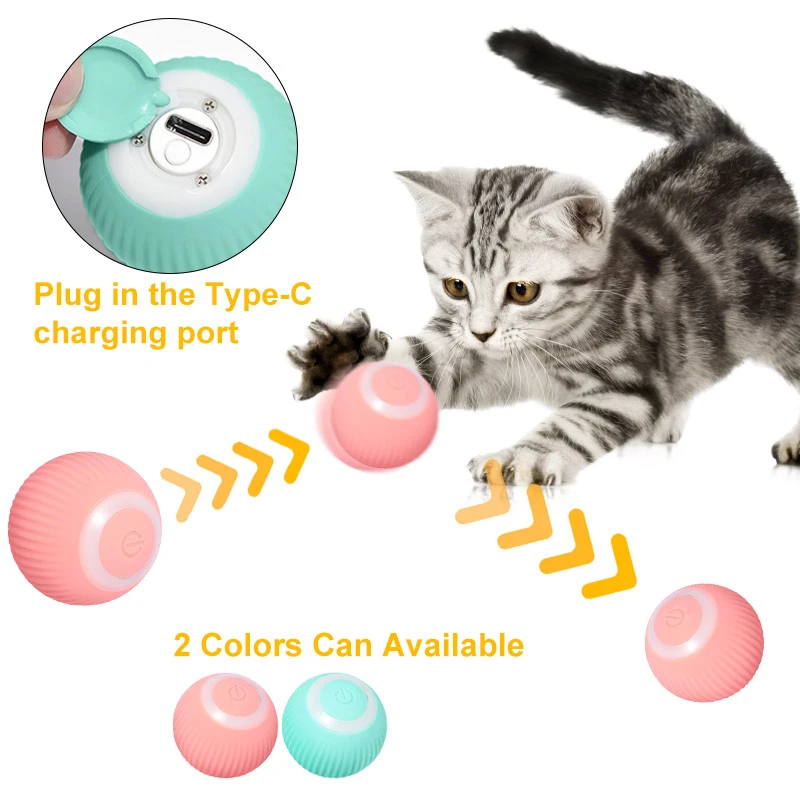 Cheerble Ball PE Interactive Cat Toy