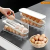 Automatic Scrolling Egg Rack Kitchen Egg Holder Storage Box Egg Basket Container Organizer Rolldown Refrigerator Egg Dispenser 1