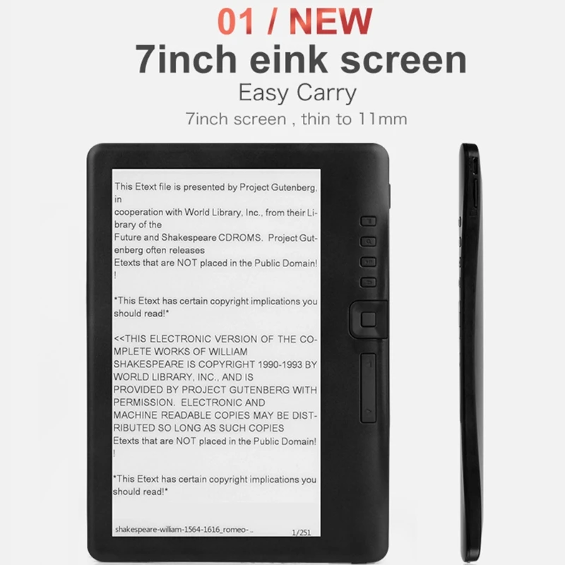 Electronic Reader Comfortable Reading and Handling Electronic Ink Screen Drop Shipping
