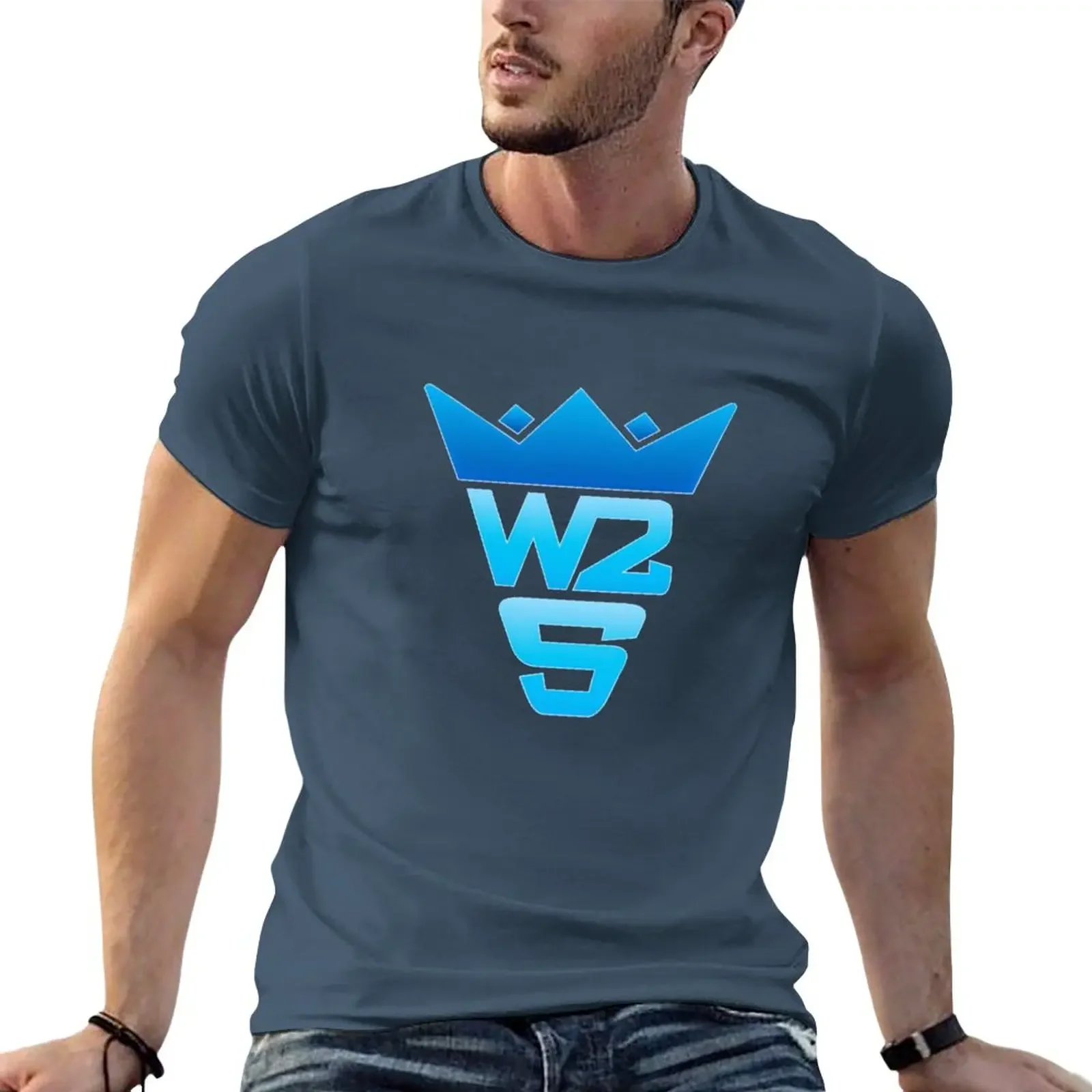 

Wroetoshaw/W2S LOGO T-Shirt sports fans Short sleeve tee mens graphic t-shirts pack