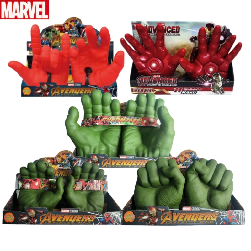 Marvel Avengers Hulk Guanti Figure Giocattoli Hulk Pugno Guanti Cosplay Marvel Legends Spiderman Iron Man Glove Cospla Model Toy Gift