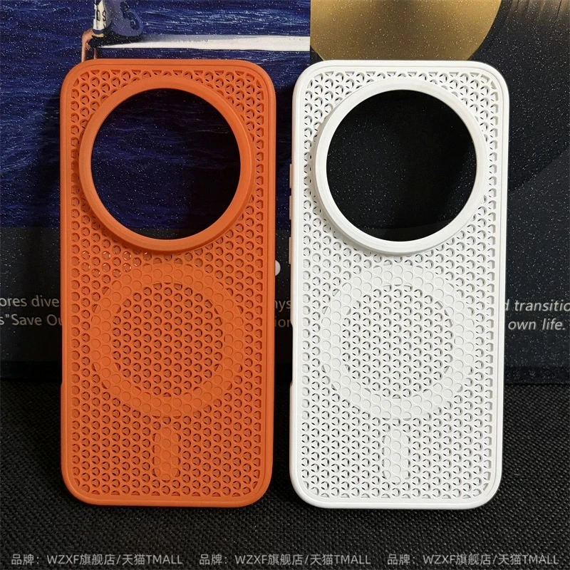 Enhanced Cooling Magnetic Case with Honeycomb Mesh - Shockproof Protective Cover