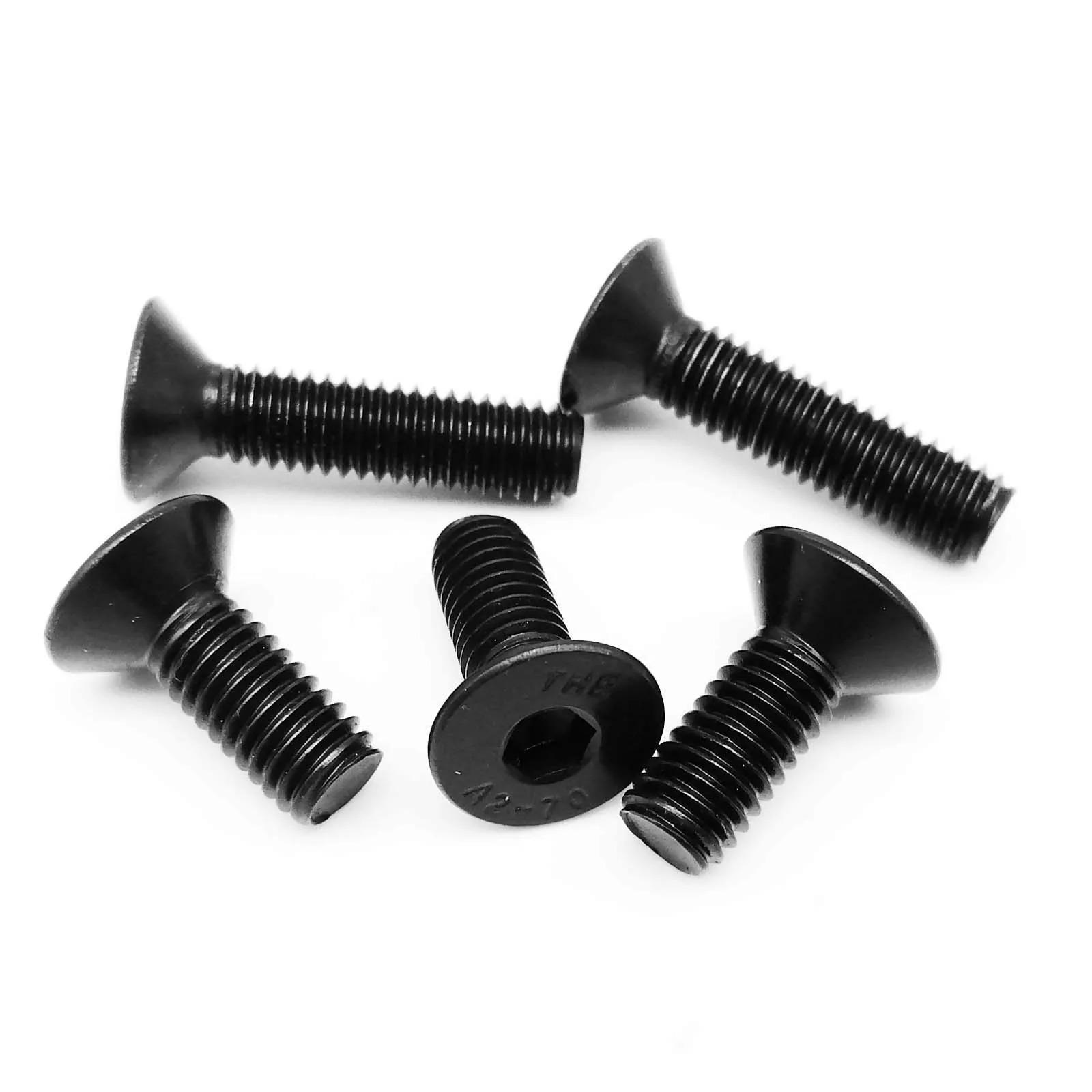 Description Picture 5 of item400pcs M2 M3 10 Sizes Allen Hexagon Hex Socket Flat Countersunk Head Screw Bolt Hex Nut Set Assortment Kit Box Grade 10.9 Steel